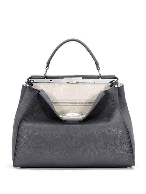 fendi selleria large peekaboo bag|Fendi peekaboo snakeskin.